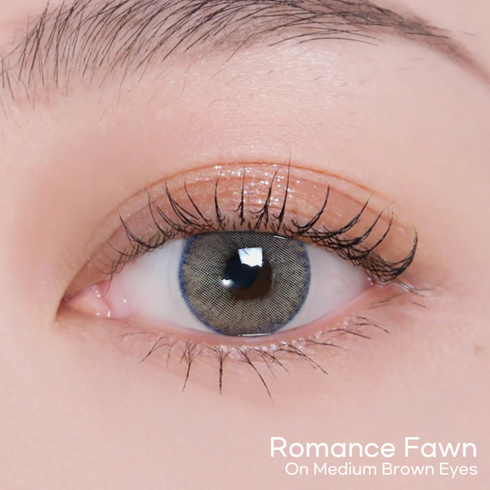 Pupilente Siesta Black Romance Fawn