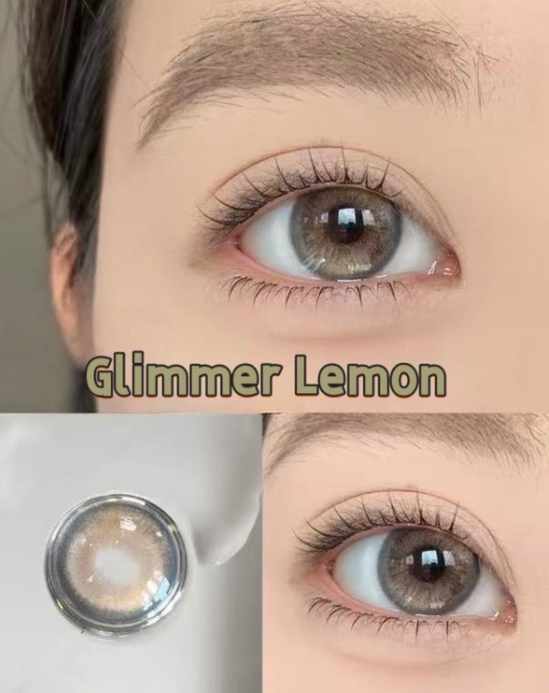 Pupilente Glimmer Lemon