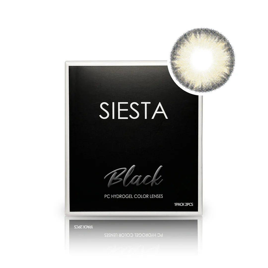 Pupilente Siesta Black Romance Cedar