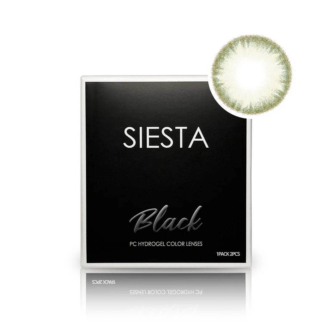 Pupilente Siesta Black Romance Khaki