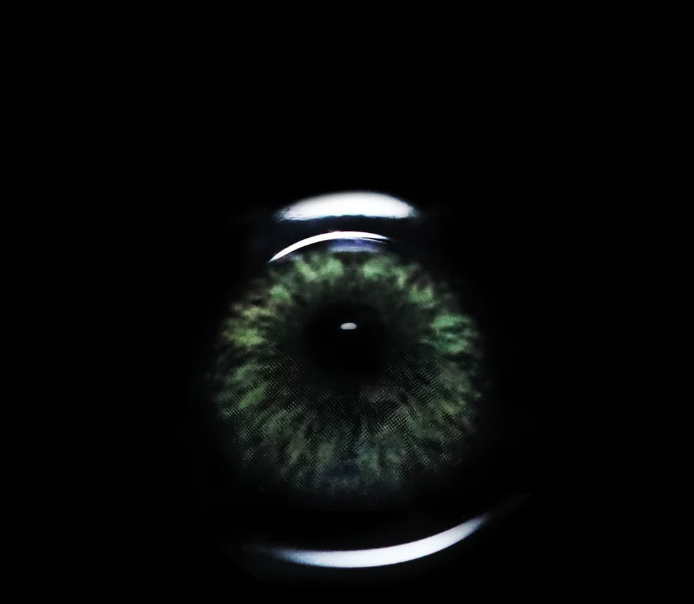 Pupilente Siesta Crystal Iris Green