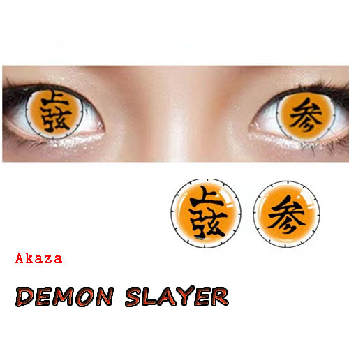 Pupilente Demon Slayer Akaza