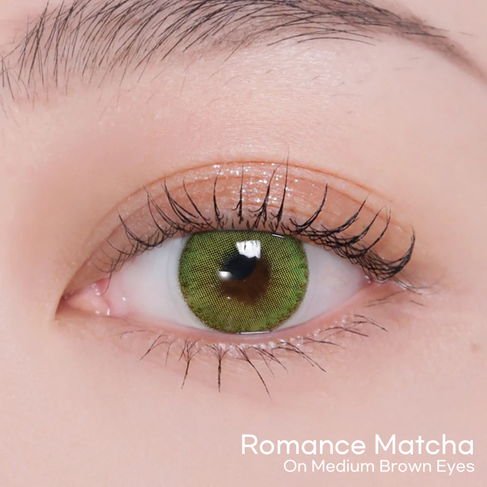 Pupilente Siesta Black Romance Matcha