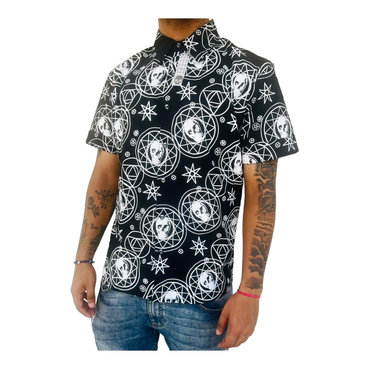 Camisa Craneos Estrellas