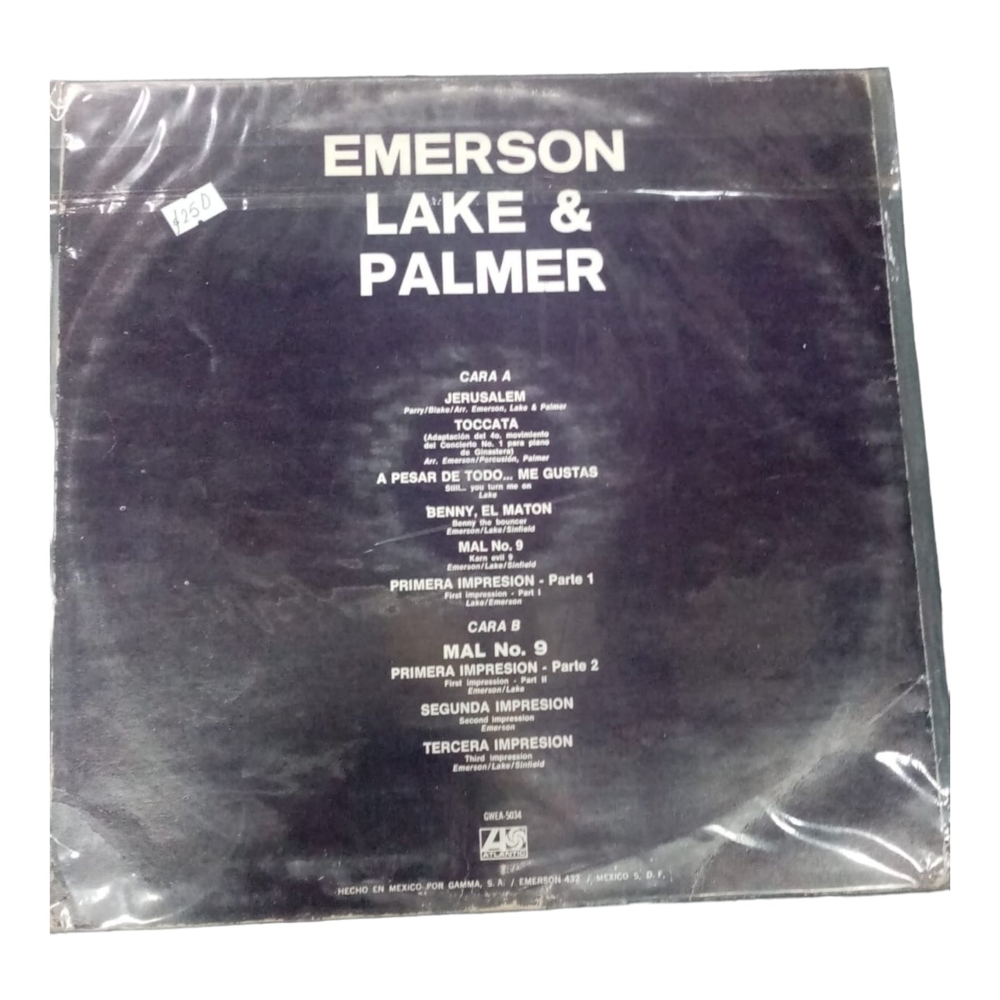 EMERSON LAKE AND PALMER