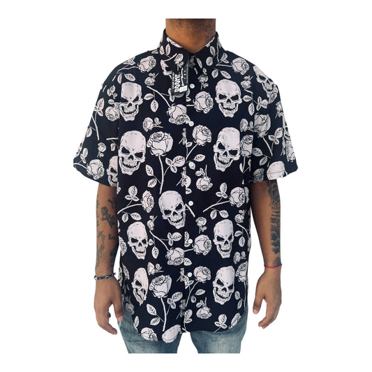 Camisa Skull and Roses