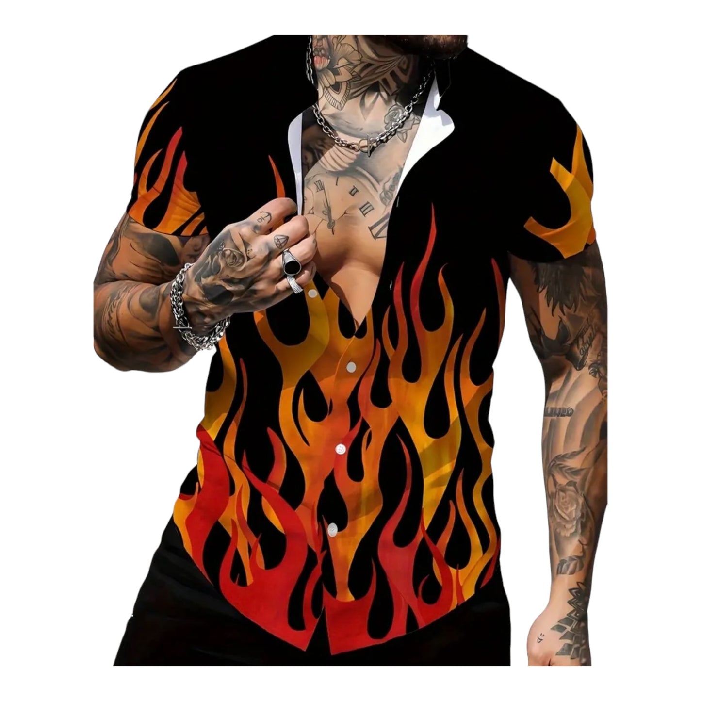 Camisa Flamas