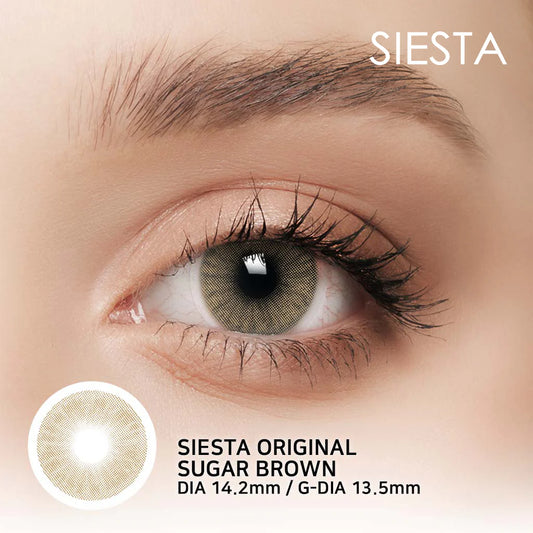 Pupilente Siesta Black Sugar Brown