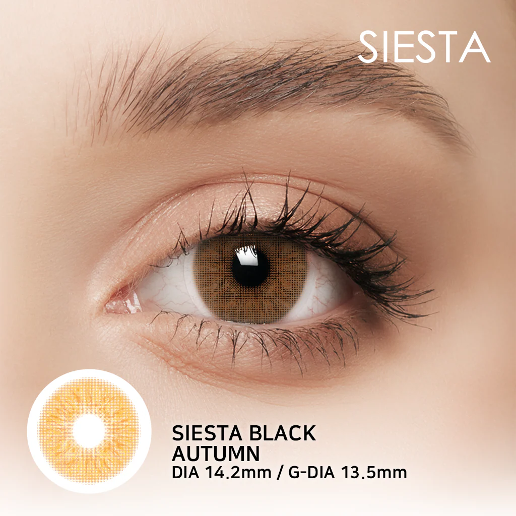 Pupilente Siesta Black Autumn