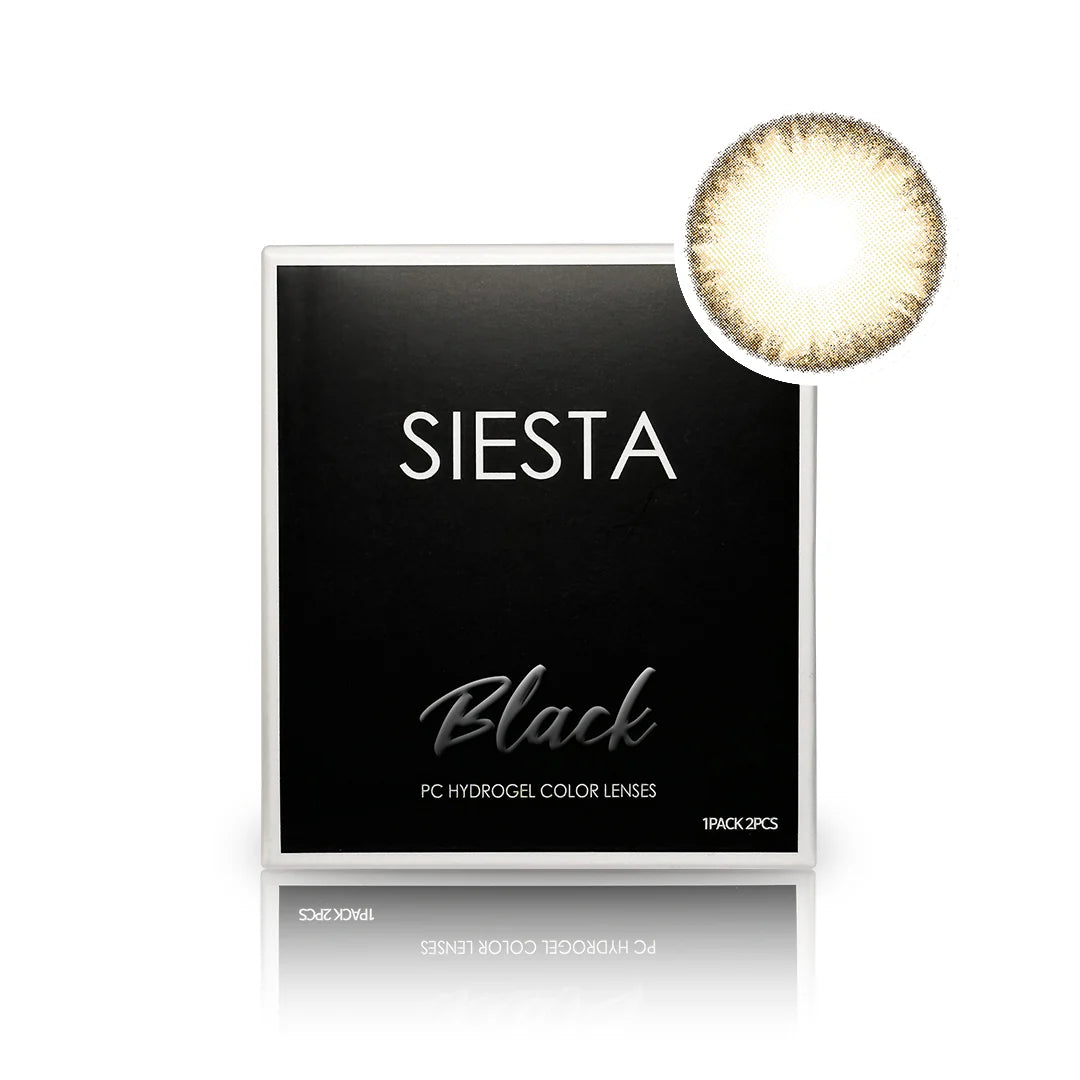 Pupilente Siesta Black Romance Brown