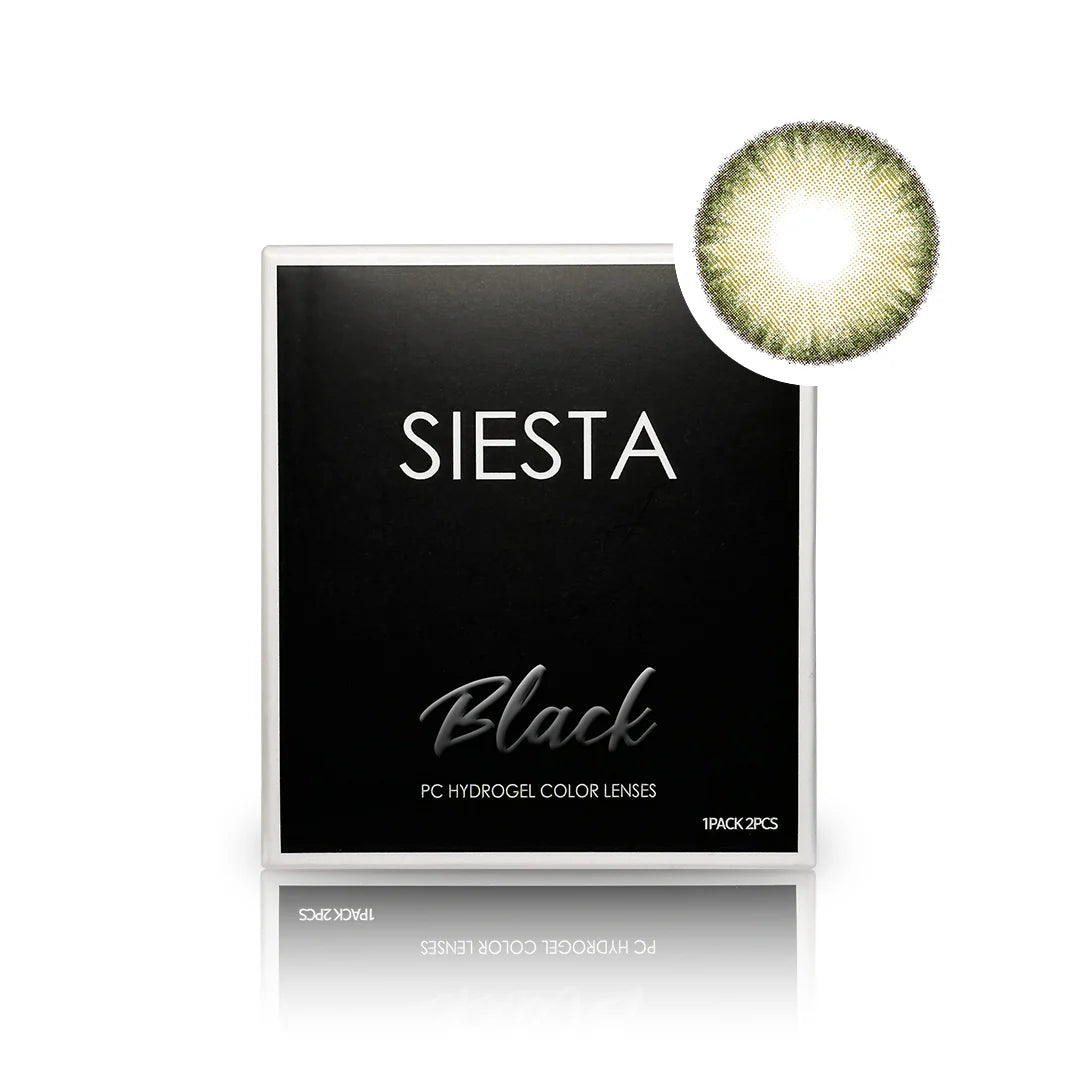 Pupilente Siesta Black Romance Matcha