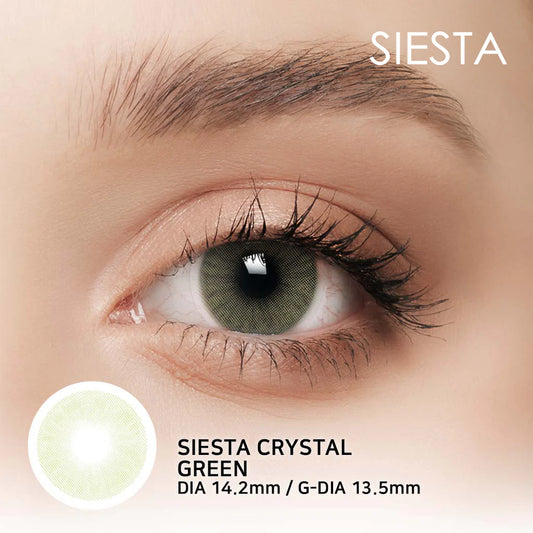 Pupilente Siesta Crystal Green