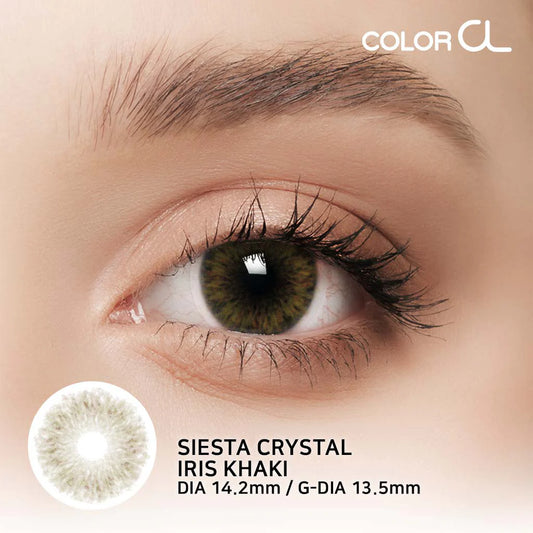 Pupilente Siesta Crystal Iris khaki