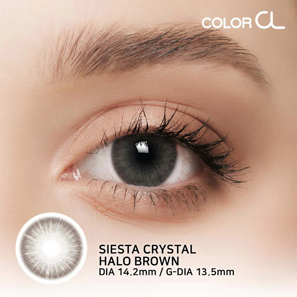 Pupilente Siesta Crystal Halo Brown