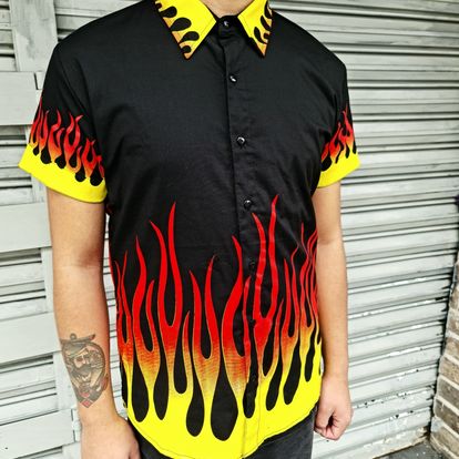 Camisa Flamas