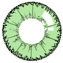 Pupilente Demon Green
