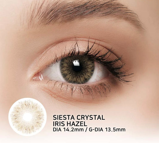 Pupilente Siesta Crystal Iris Hazel