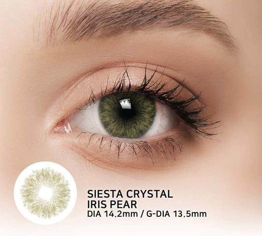 Pupilente Siesta Crystal Iris Pear