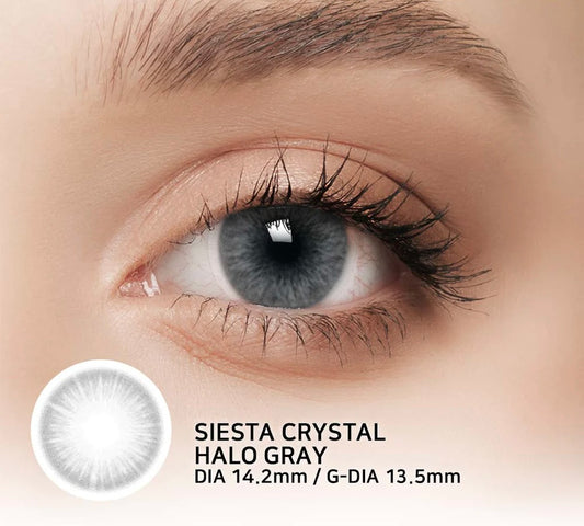 Pupilente Siesta Crystal Halo Gray