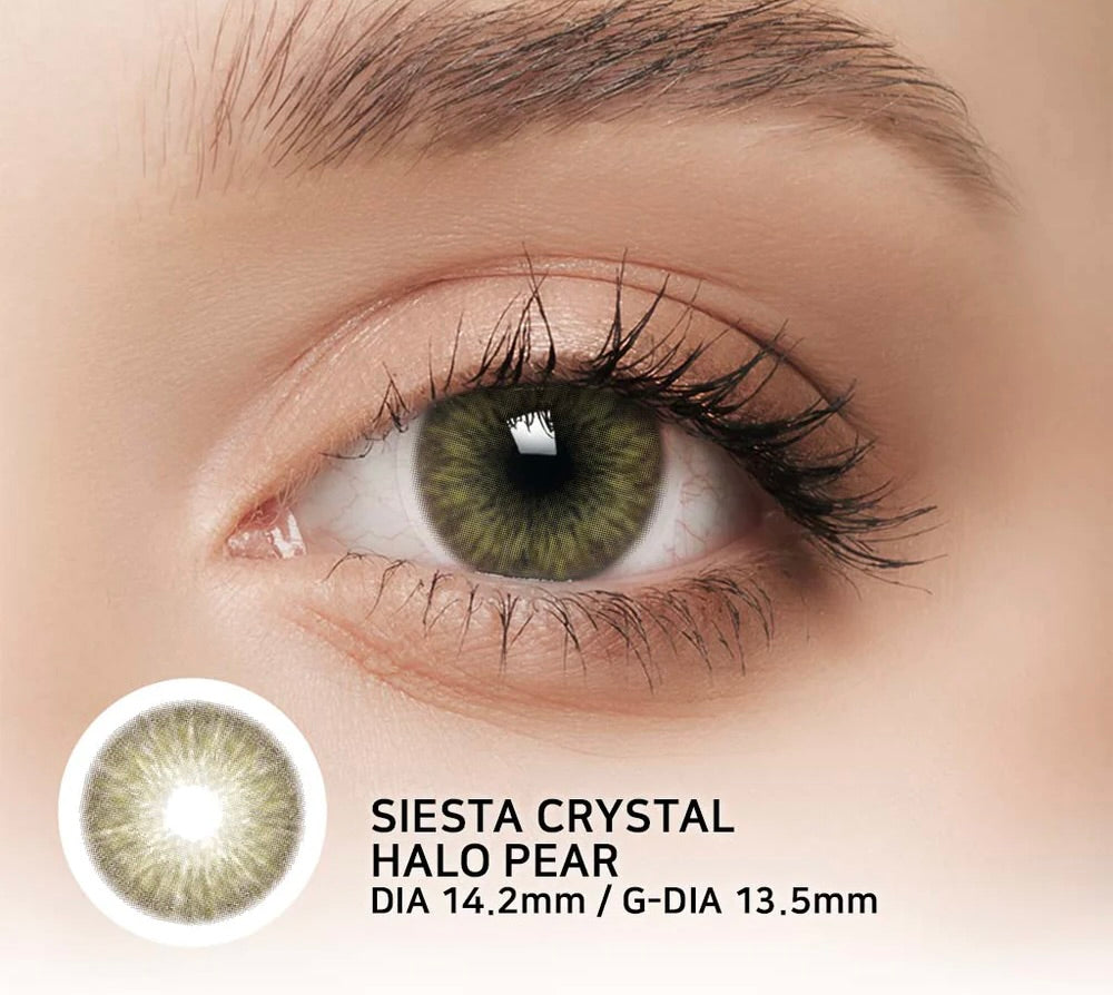Pupilente Siesta Crystal Halo Pear