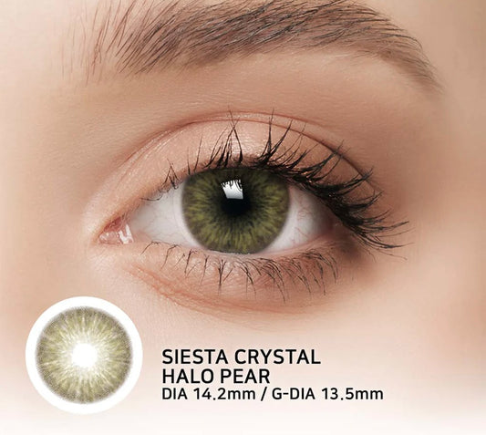 Pupilente Siesta Crystal Halo Pear